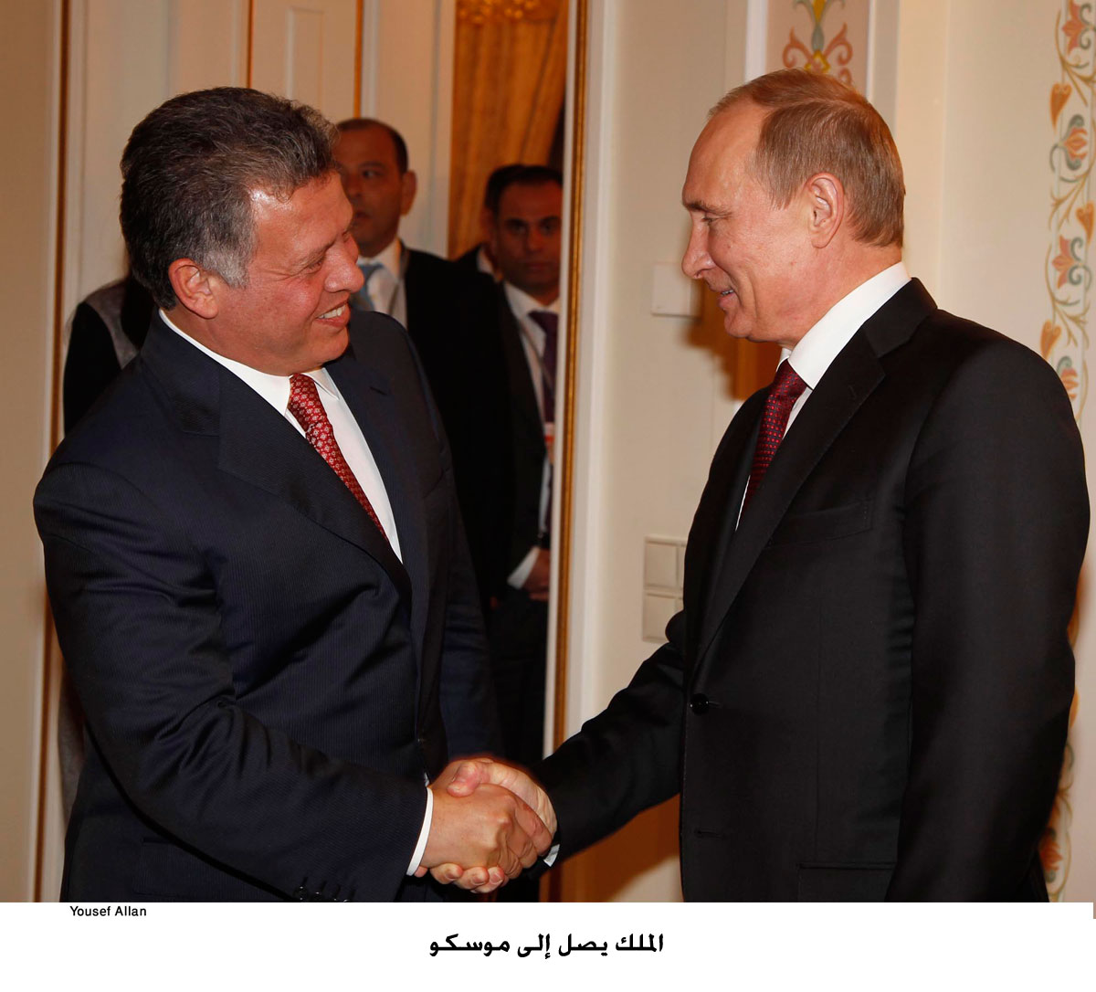 الملك يصل إلى موسكو