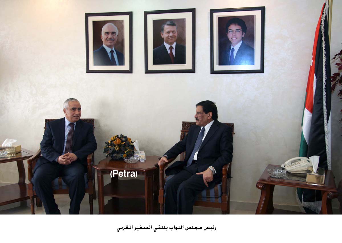 رئيس مجلس النواب يلتقي السفير المغربي