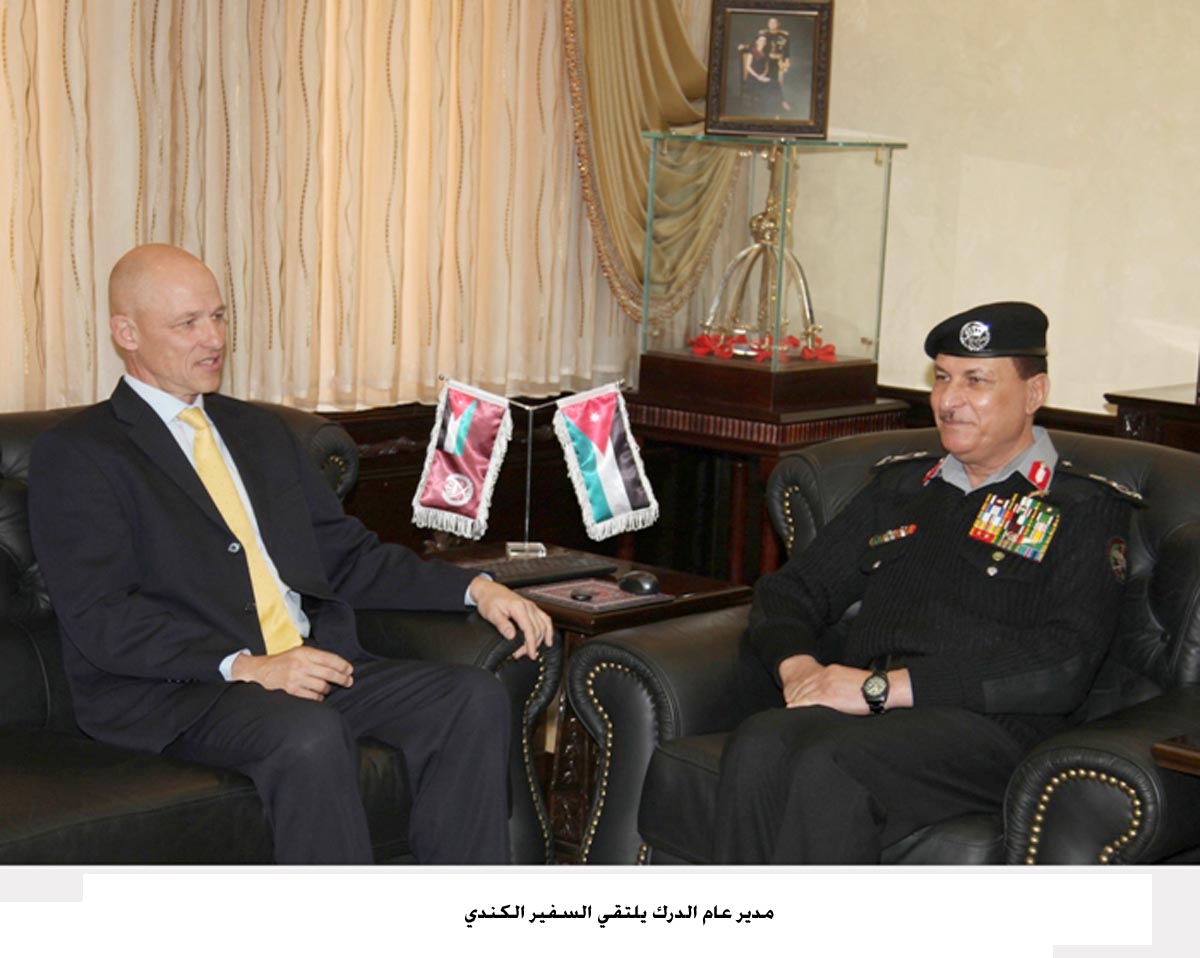 مدير عام الدرك يلتقي السفير الكندي