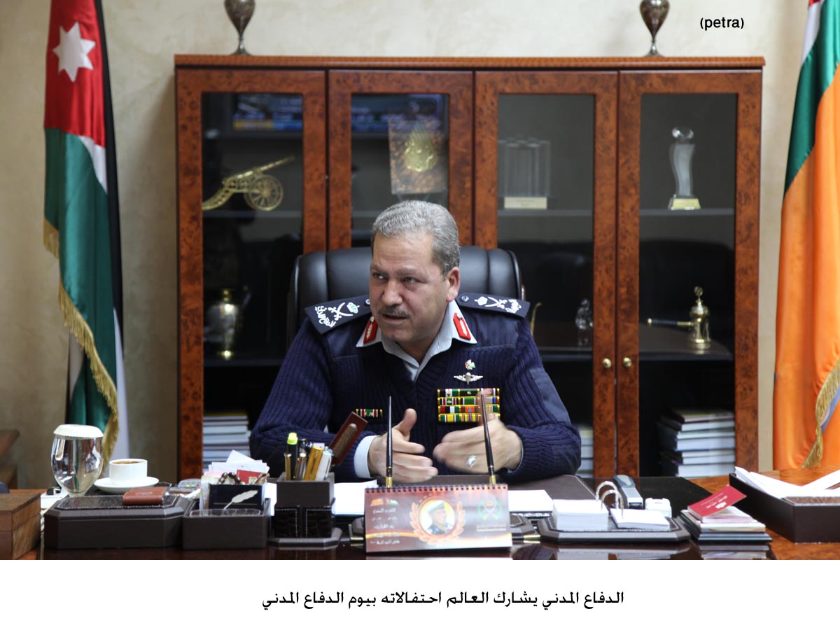 الدفاع المدني يشارك العالم احتفالاته بيوم الدفاع المدني