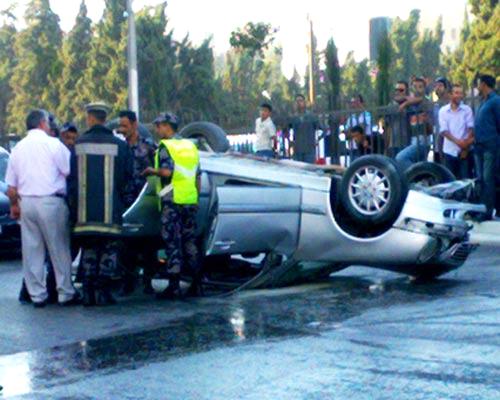 وفاة شخصين وإصابة 3 بحادث تدهور في الكرك