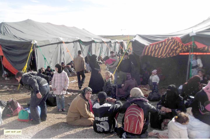 1950 لاجئا سوريا يعبرون الحدود خلال الـ 24 ساعة الماضية