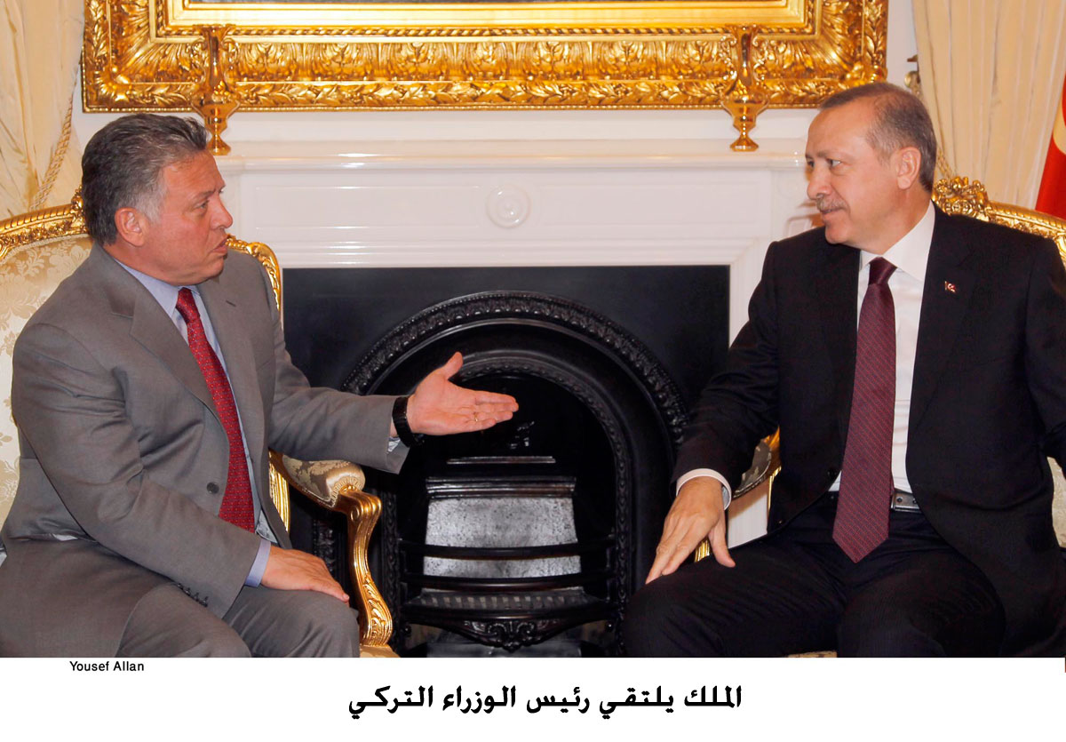 King, Erdogan discuss ties, region