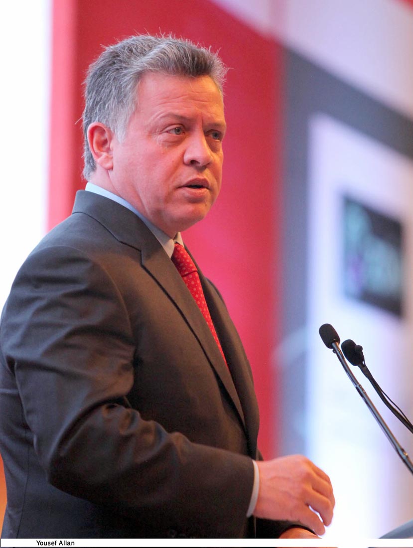 الملك يفتتح ملتقى الأعمال الأردني الأميركي الثاني