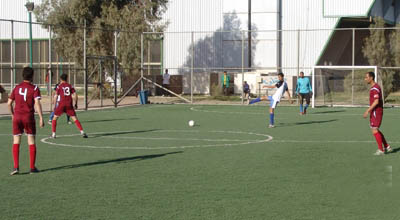 نادي الأراضي والمساحة يظفر بنهائي خماسيات كرة القدم