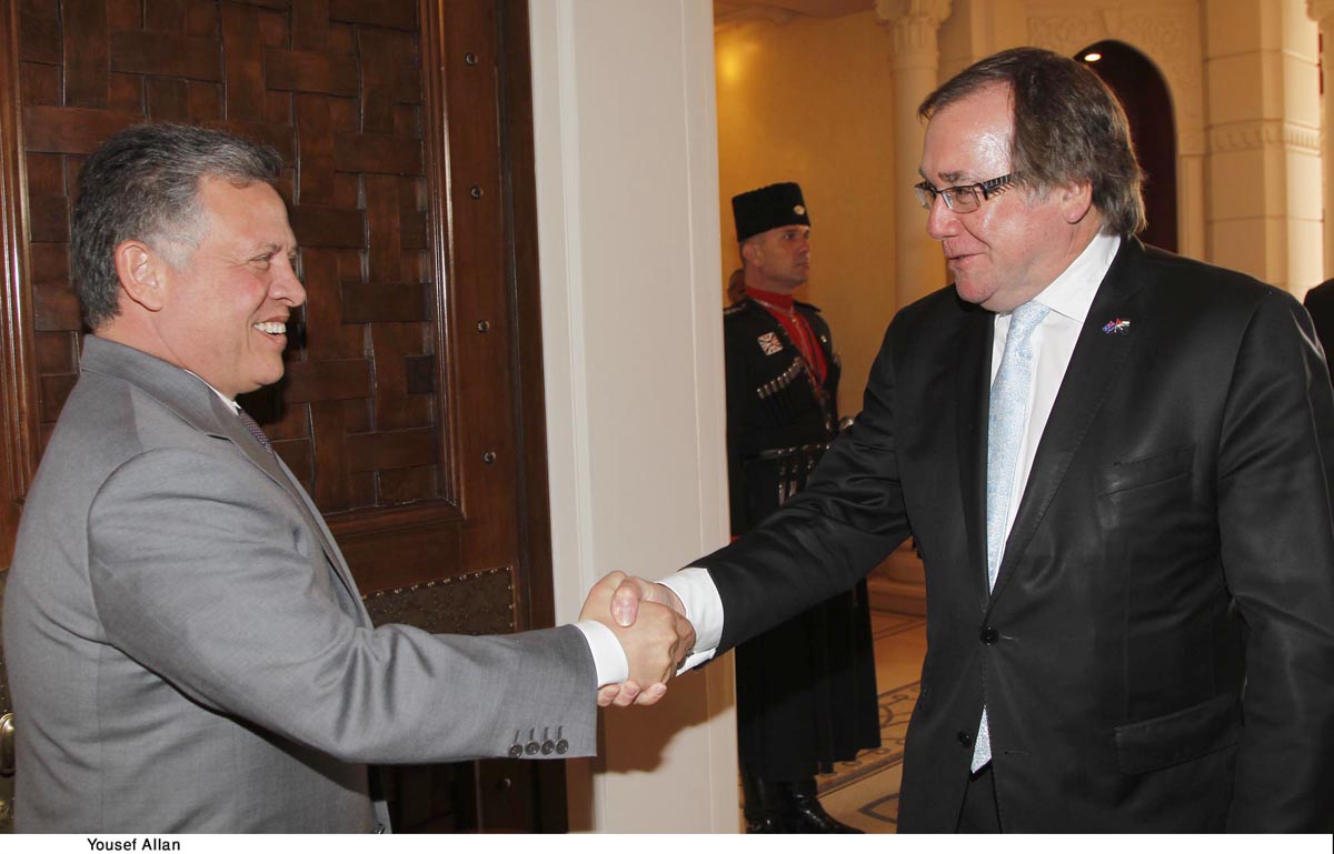 King discusses ties, region with New Zealand's foreign minister