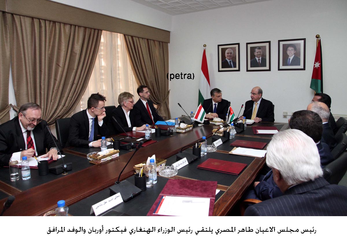 Senate president discusses parliamentary cooperation with Hungarian PM