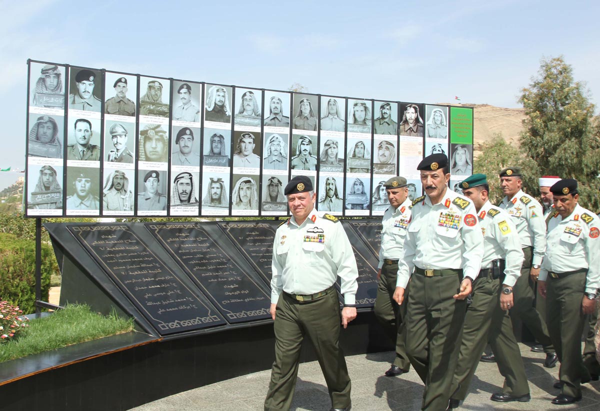 الملك يرعى احتفال القوات المسلحة بذكرى معركة الكرامة في الصرح التذكاري لشهدائها