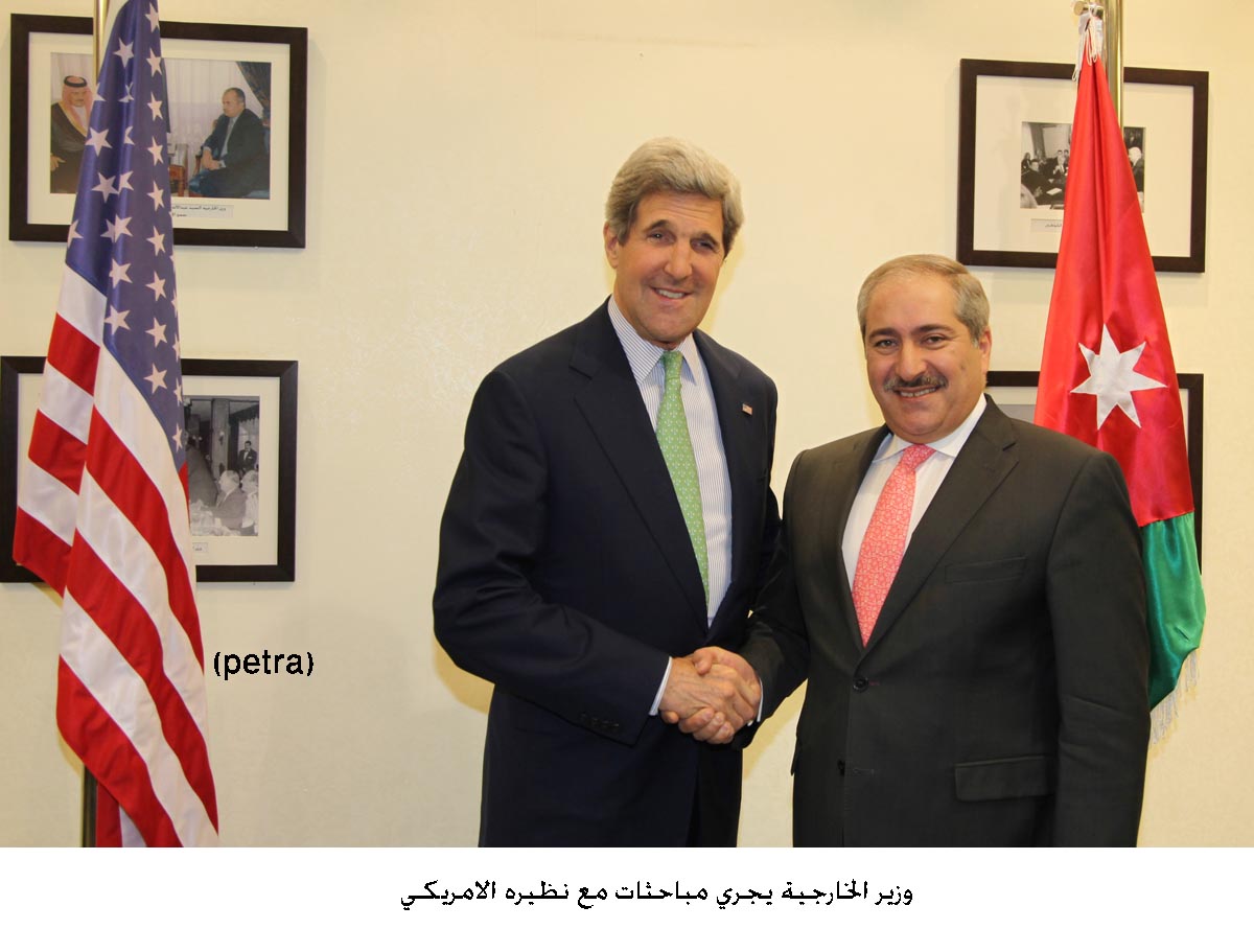 وزير الخارجية يجري مباحثات مع نظيره الامريكي