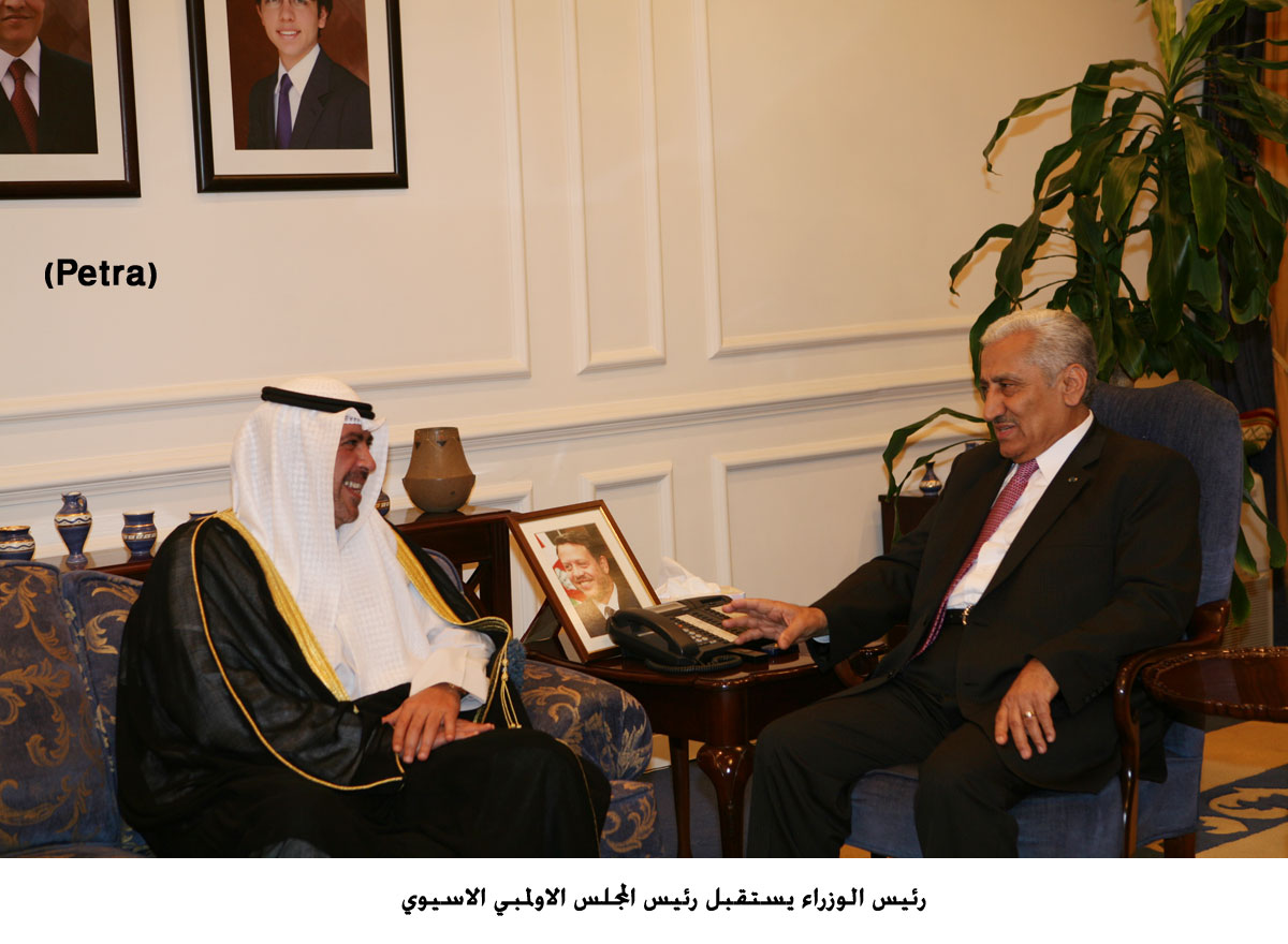 رئيس الوزراء يستقبل رئيس المجلس الاولمبي الاسيوي