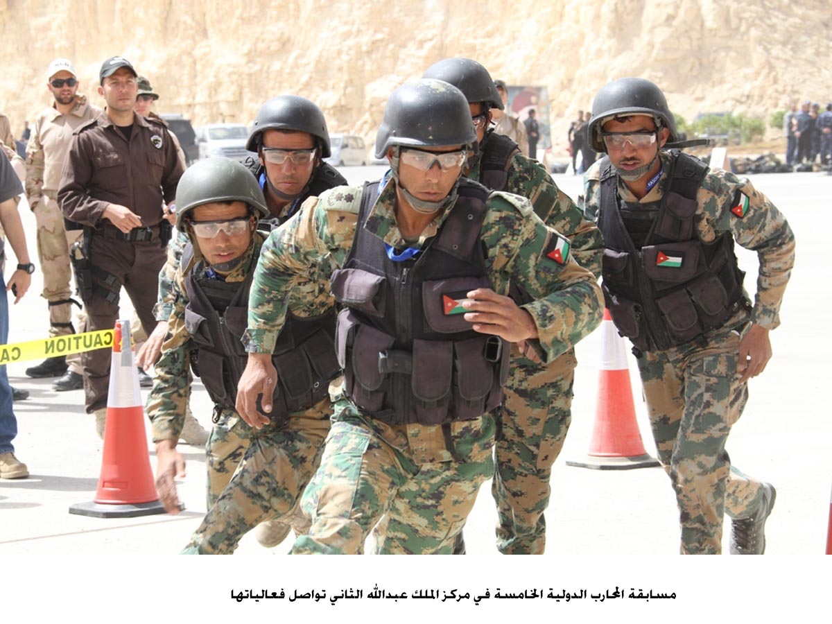 مسابقة المحارب الدولية الخامسة في مركز الملك عبدالله الثاني تواصل فعالياتها