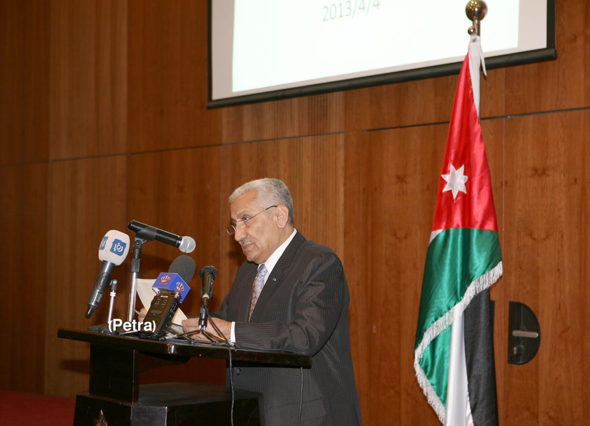 النسور يرعى اطلاق التقرير الاقتصادي والاجتماعي الاول