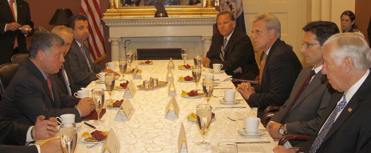 King concludes meetings with Congress leaders and committees