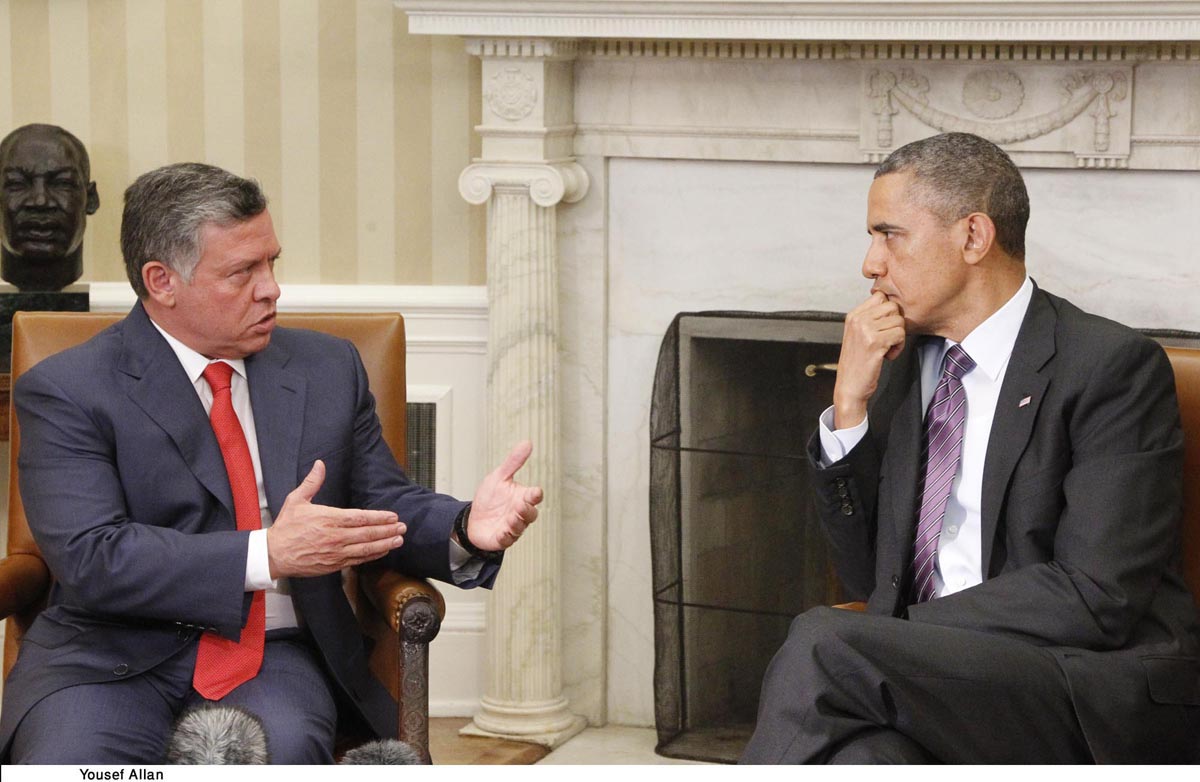 King, Obama hold summit meeting