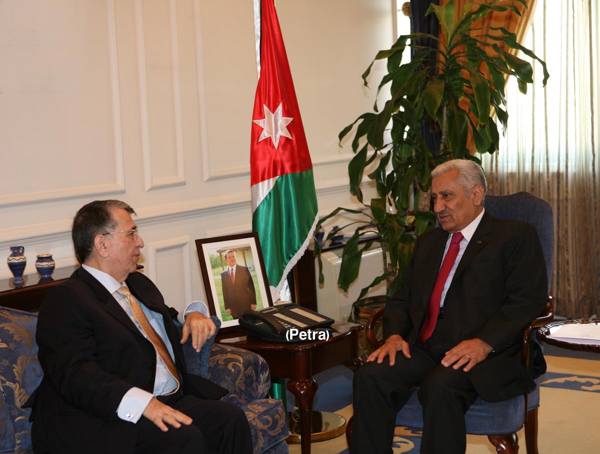 Ensour receives Turkish president's chief adviser