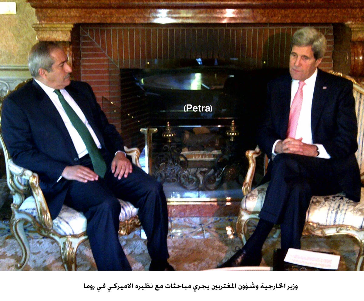 Judeh, US counterpart discuss Mideast peace, Syria