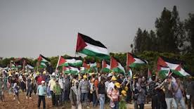 مسيرة حاشدة في غزة لإحياء الذكرى الخامسة والستين للنكبة الفلسطينية