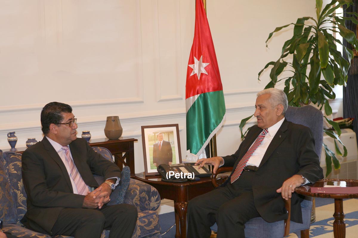 النسور يستقبل رئيس مجلس إدارة شركة "كي بي إم جي"