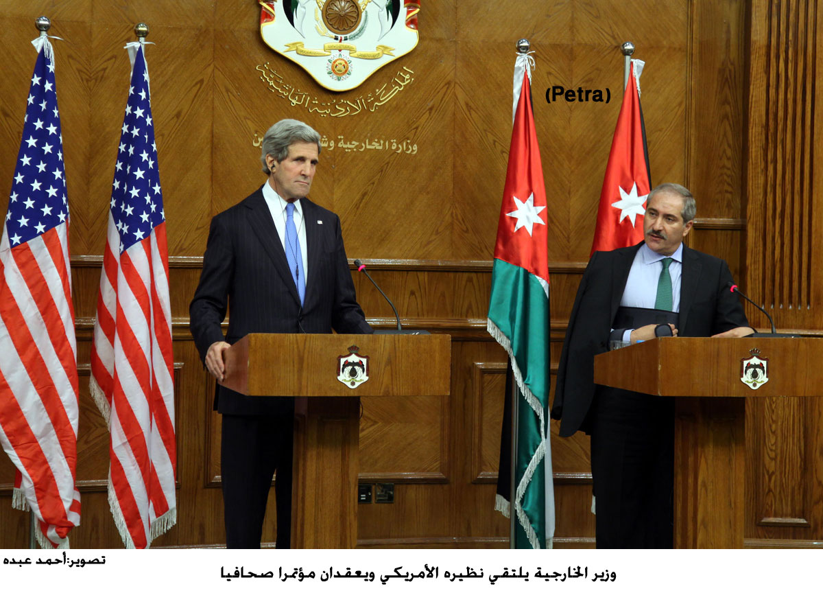 وزير الخارجية يلتقي نظيره الأمريكي ويعقدان مؤتمرا صحافيا