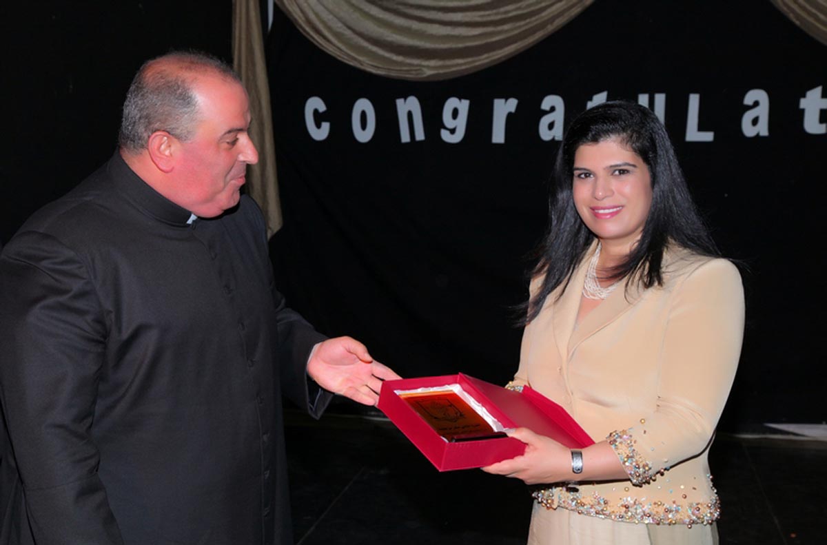 الاميرة سمية تخرج طلبة بطريركية لاتين الحصن