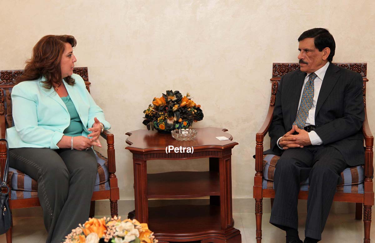 Srour meets UNDP delegation