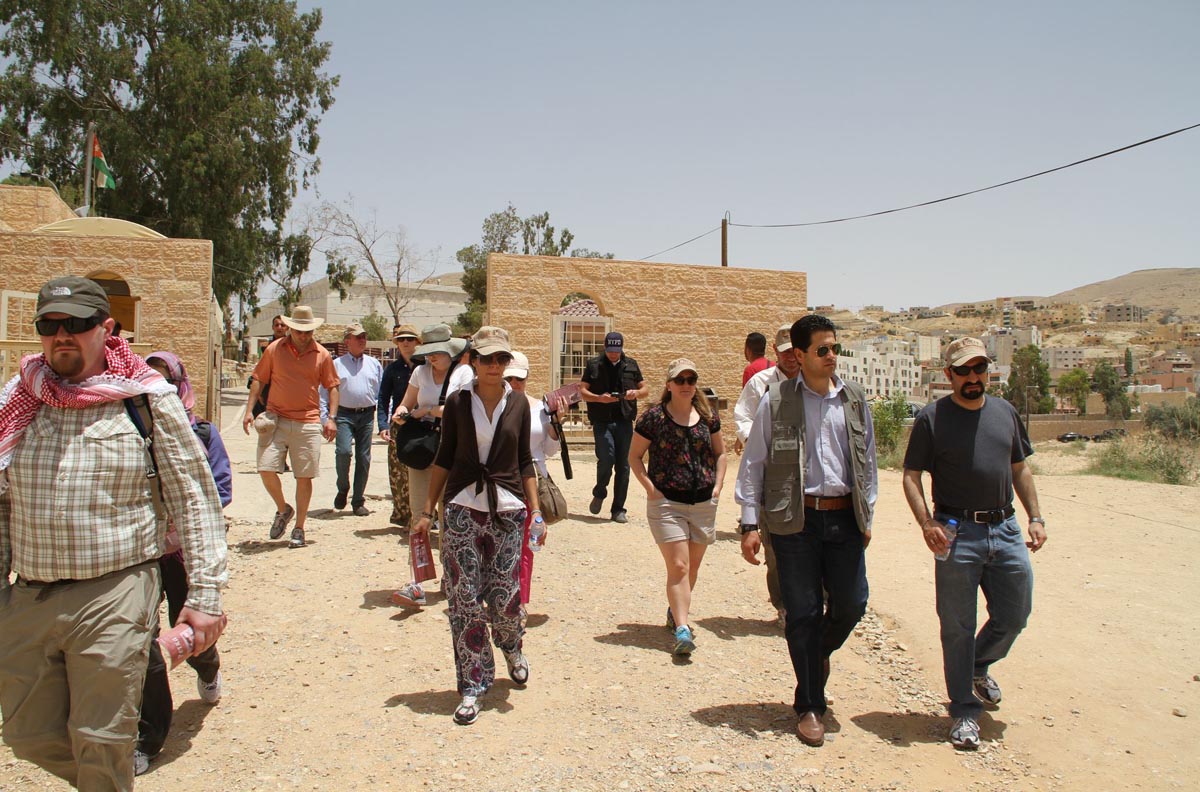 US congressional aides delegation visits Petra