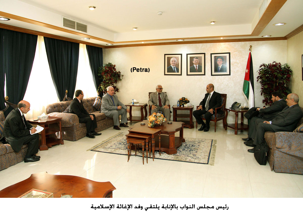 رئيس مجلس النواب بالإنابة يلتقي وفد الإغاثة الإسلامية