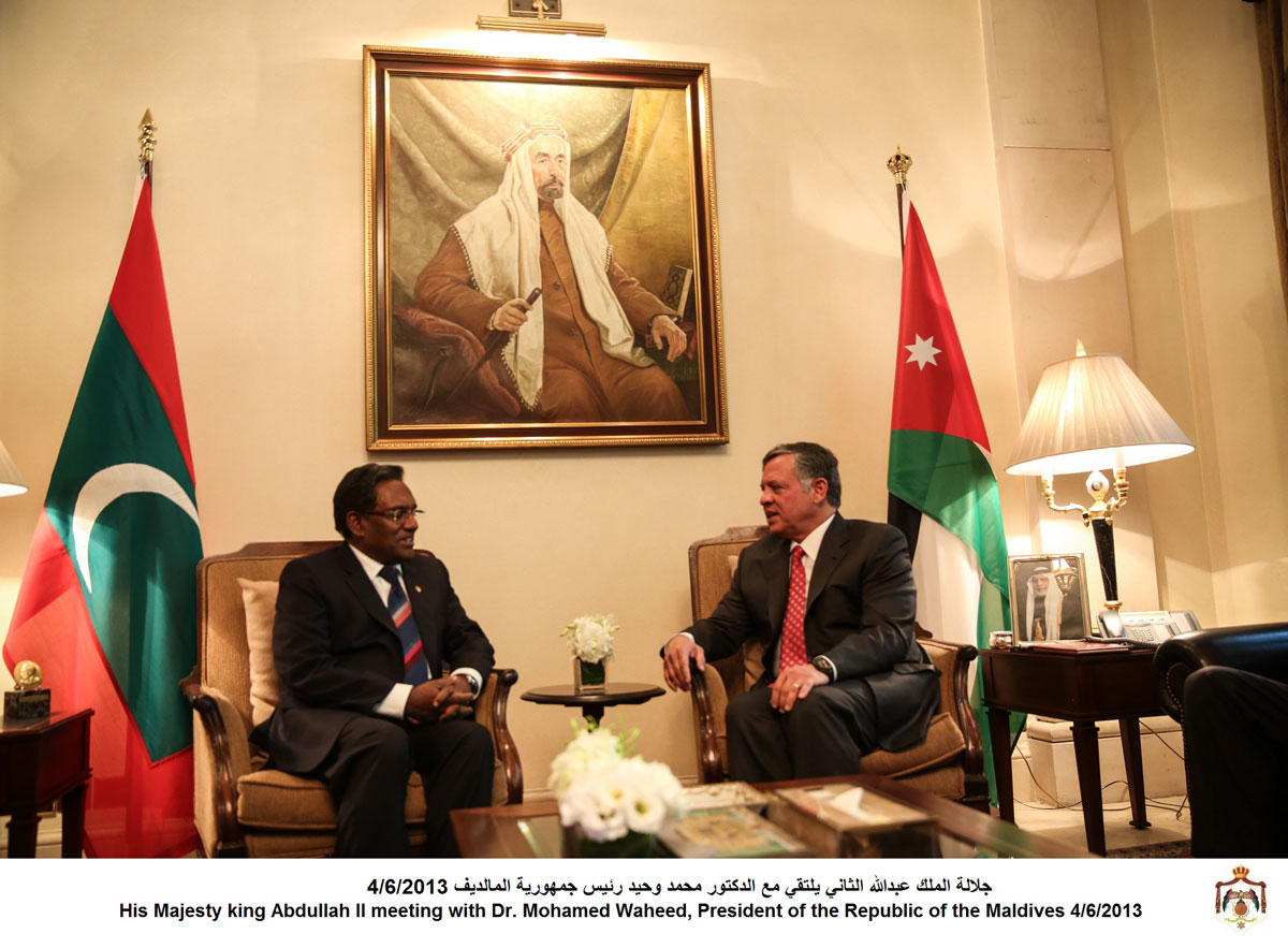 King, Maldives president discuss bilateral, pan-Islamic issues