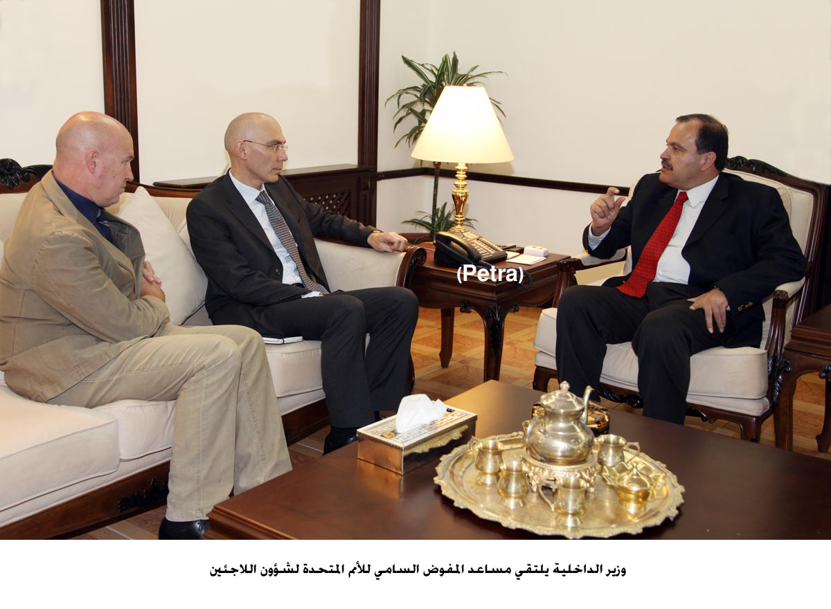 Interior minister, UN official discuss Syrian refugees