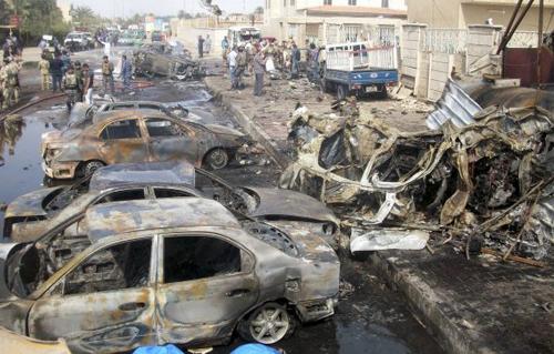 مقتل واصابة 23 عراقيا بتفجير سيارة ملغمة وسط بغداد