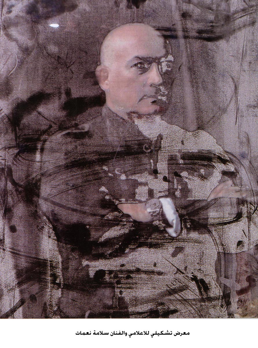 معرض تشكيلي للاعلامي والفنان سلامة نعمات