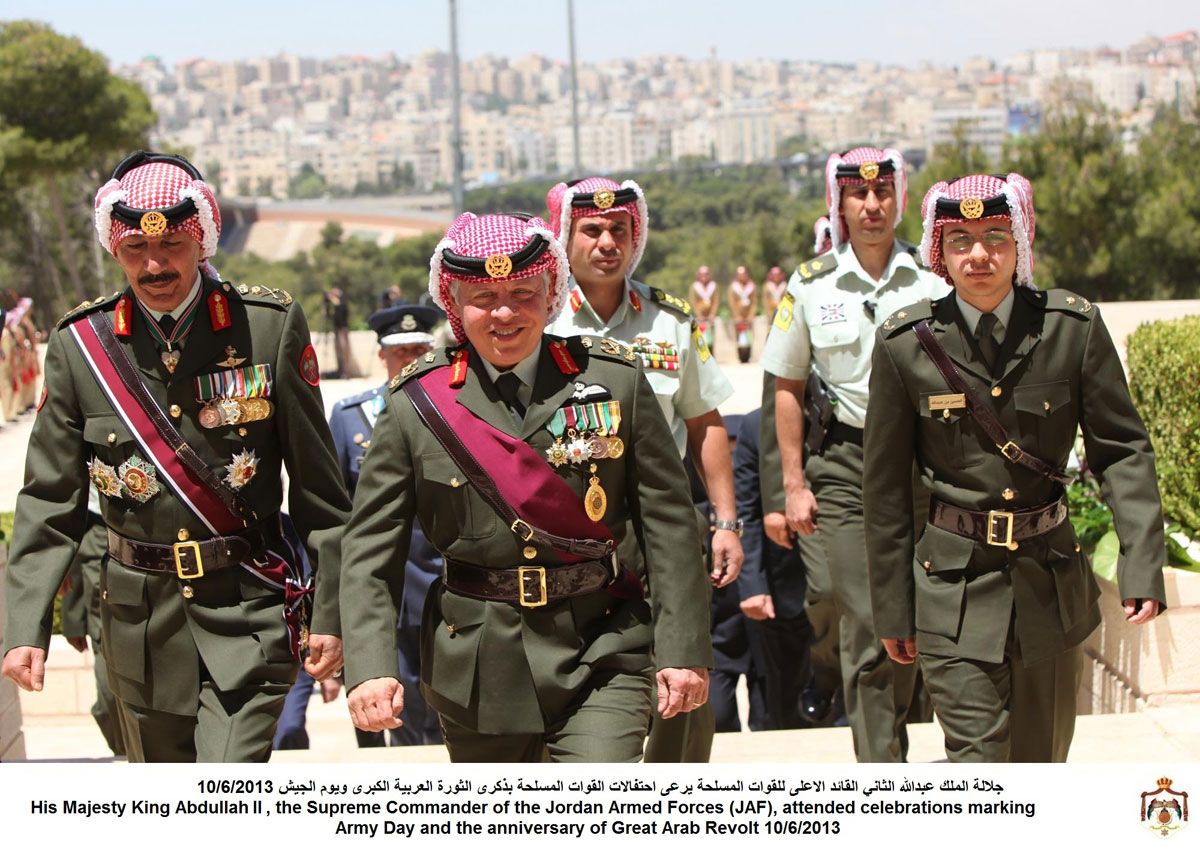 King attends celebration on Great Arab Revolt, Army Day anniversary