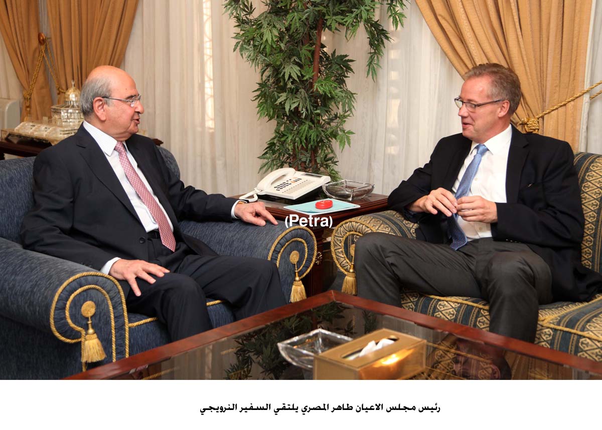 رئيس مجلس الاعيان يلتقي سفيري تونس والنرويج