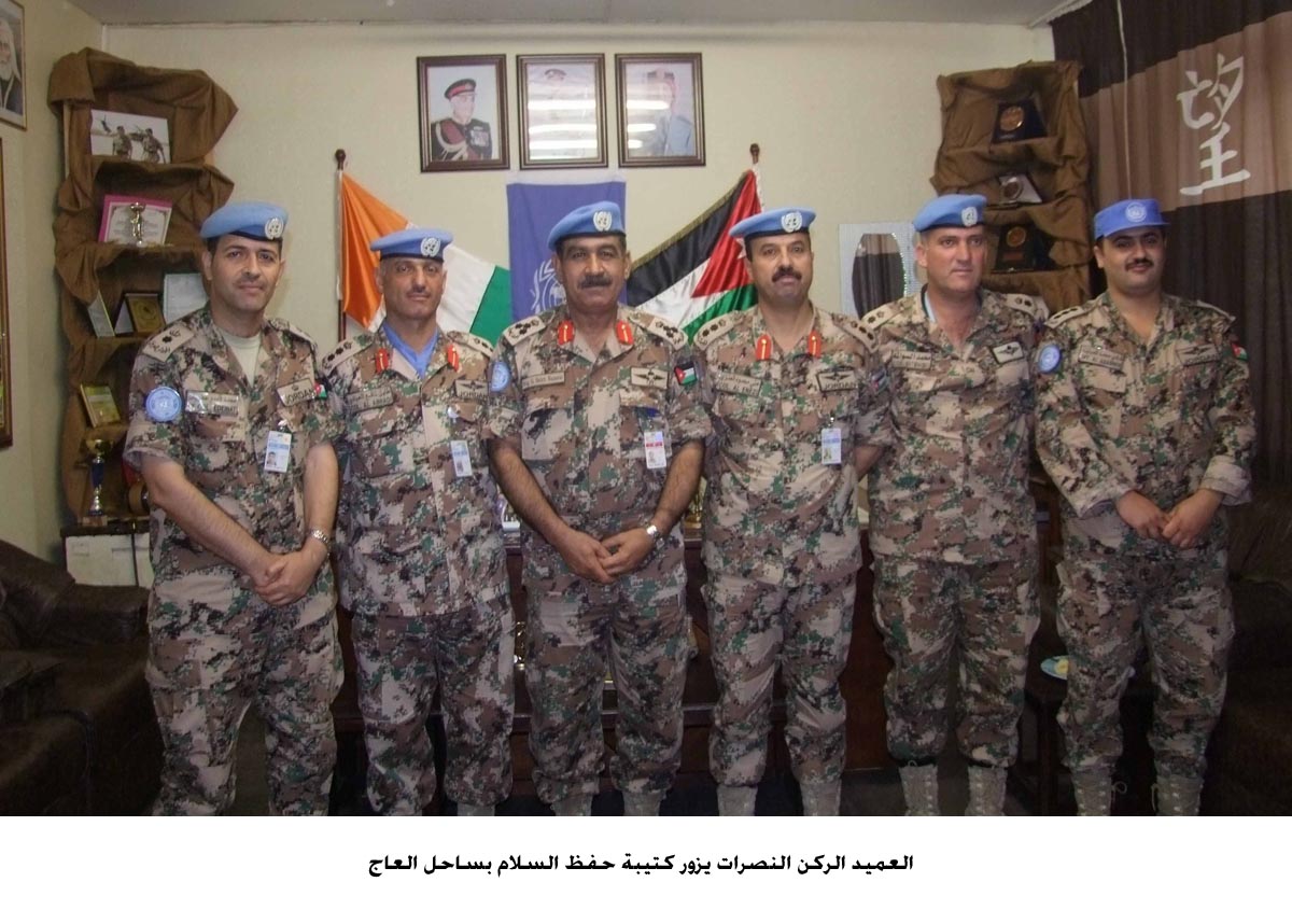 العميد الركن النصرات يزور كتيبة حفظ السلام بساحل العاج