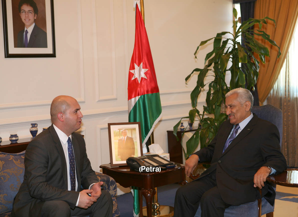 النسور يستقبل وزير التعليم والعلوم في جمهورية ارمينيا