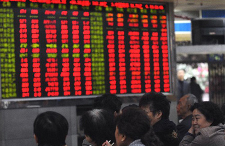 الاسهم الصينية تواصل تراجعها لليوم الثاني على التوالي