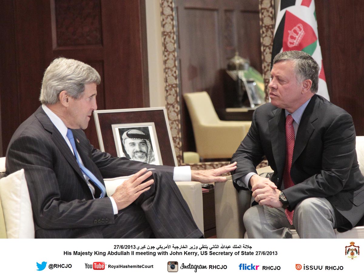 King meets US Secretary of State