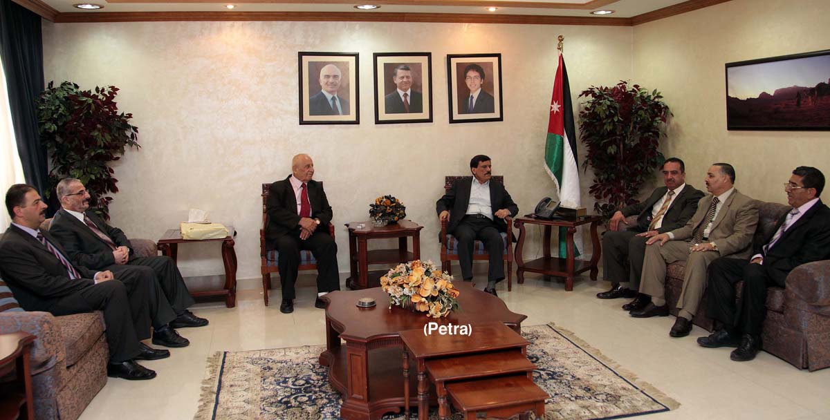 السرور يلتقي رئيس جمعية شفا عمرو الفلسطينية للمكفوفين