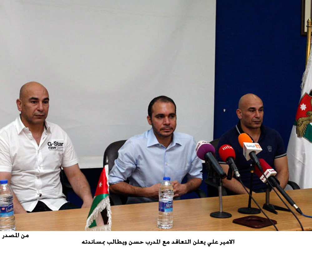 الامير علي يعلن التعاقد مع المدرب حسن ويطالب بمساندته