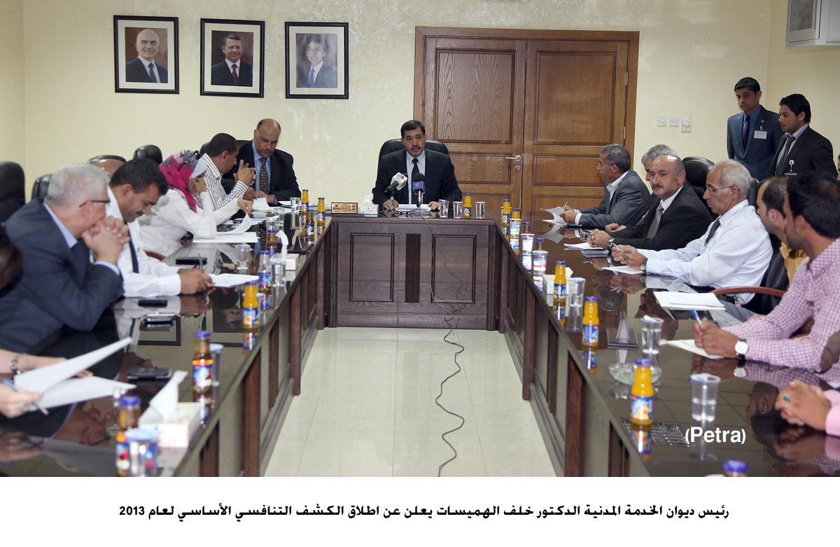 ديوان الخدمة يعلن الكشف التنافسي لعام 2013