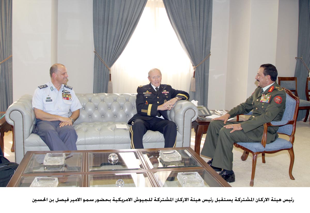 الزبن يستقبل رئيس هيئة الاركان المشتركة للجيوش الامريكية