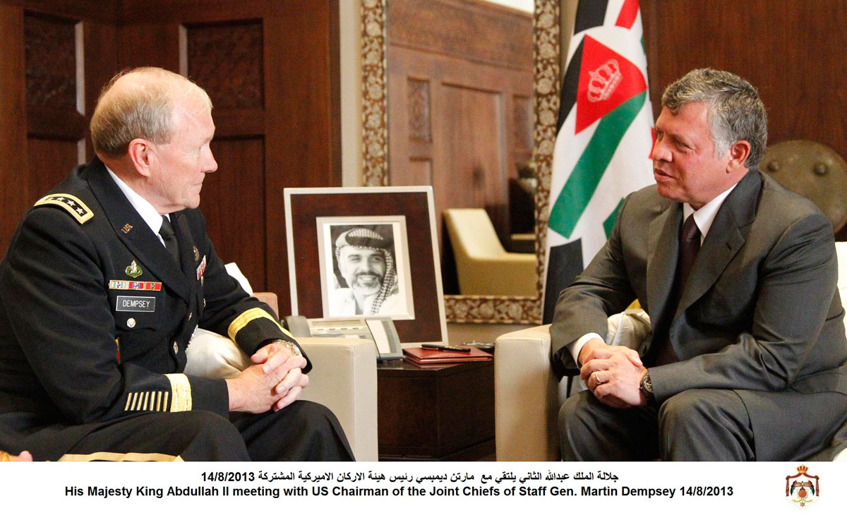 King receives Dempsey