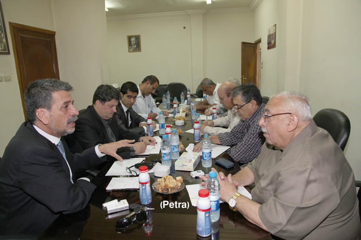 الكلالدة يلتقي رئيسي حزبي البعث العربي الاشتراكي والتجمع الاردني