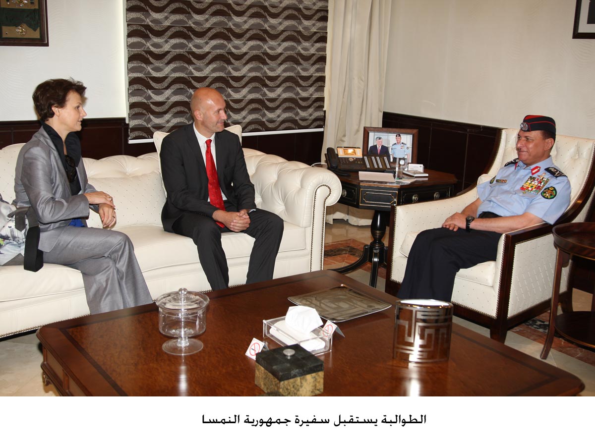 الطوالبة يستقبل سفيرة جمهورية النمسا