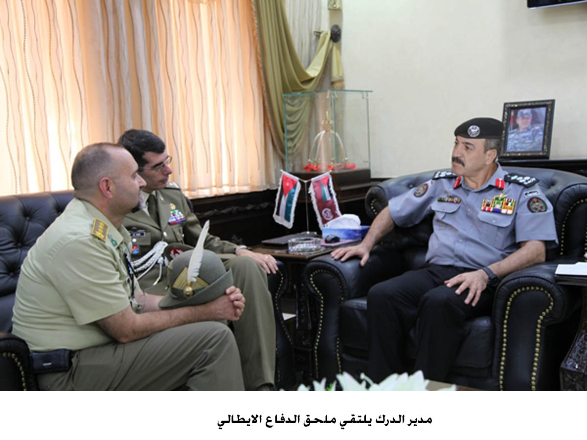 مدير الدرك يلتقي ملحق الدفاع الايطالي