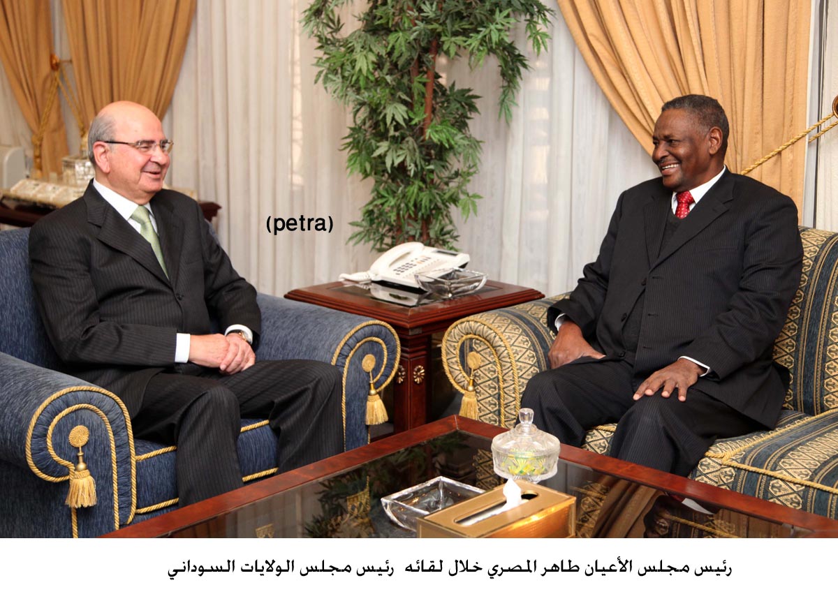 Senate president meets president of the Council of States of Sudan