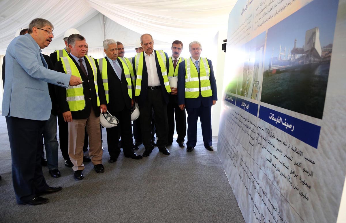 King launches Container Terminal Expansion, Phosphate Port in Aqaba