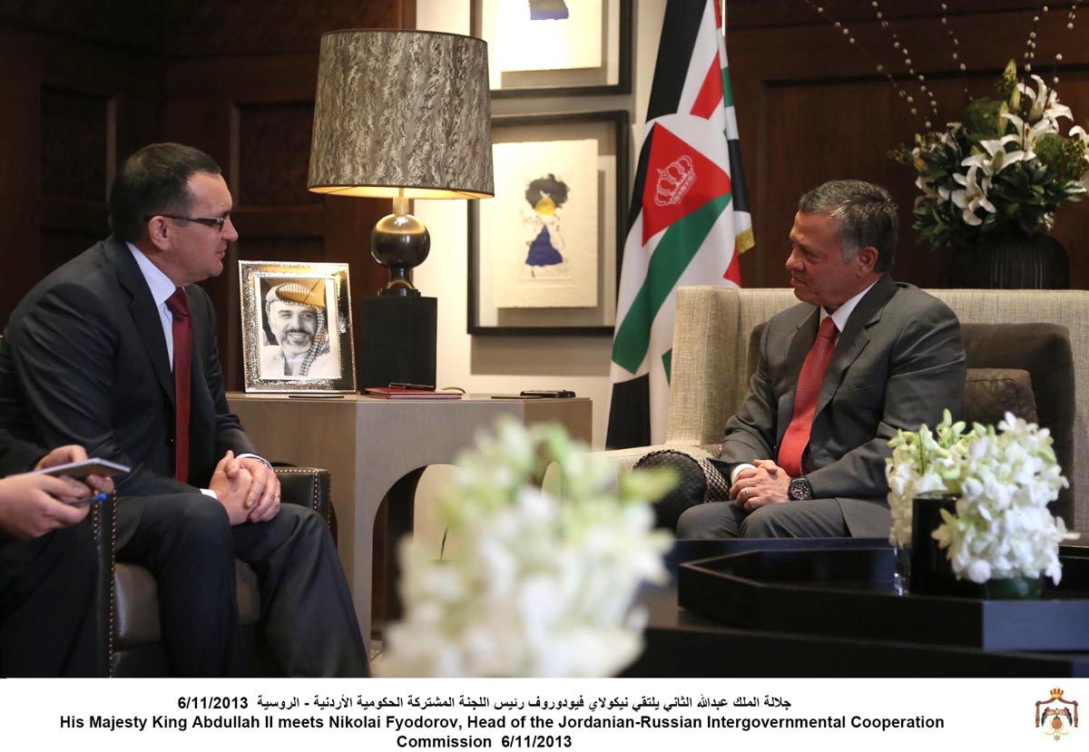 King meets head of Russian delegation to joint committee meeting