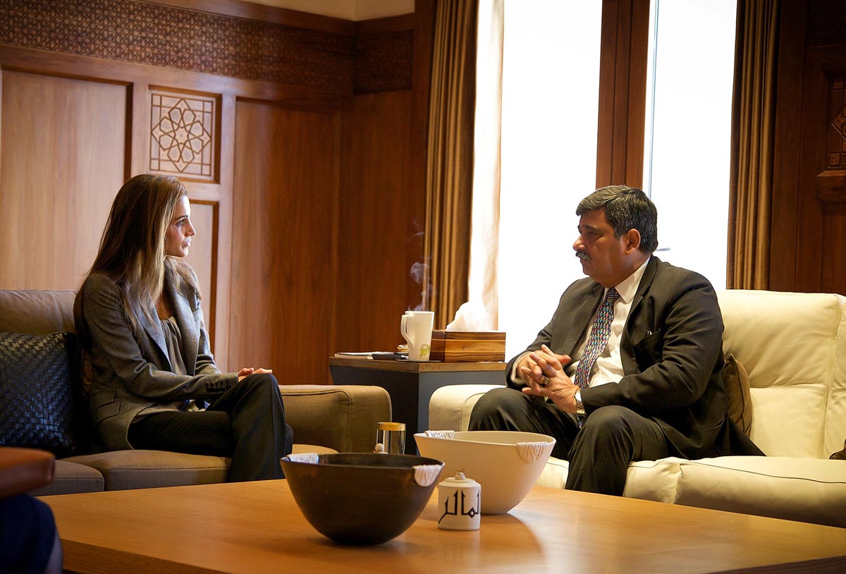 Queen Rania meets with President of SOS Children’s Villages