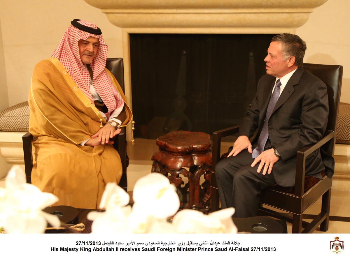 King meets with Saudi Foreign Minister